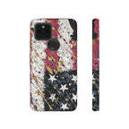 Abstract Drip American Flag Phone Case | Tough Case - 250 USA Celebration