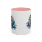 American Bald Eagle watercolor, Coffee Mug | Patriotic flag design - 250 USA Celebration