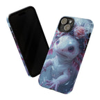 Goth Axolotls Tough Cases | Cute Creepy Axolotl Phone Case, Gloomycore Aesthetic - 250 USA Celebration