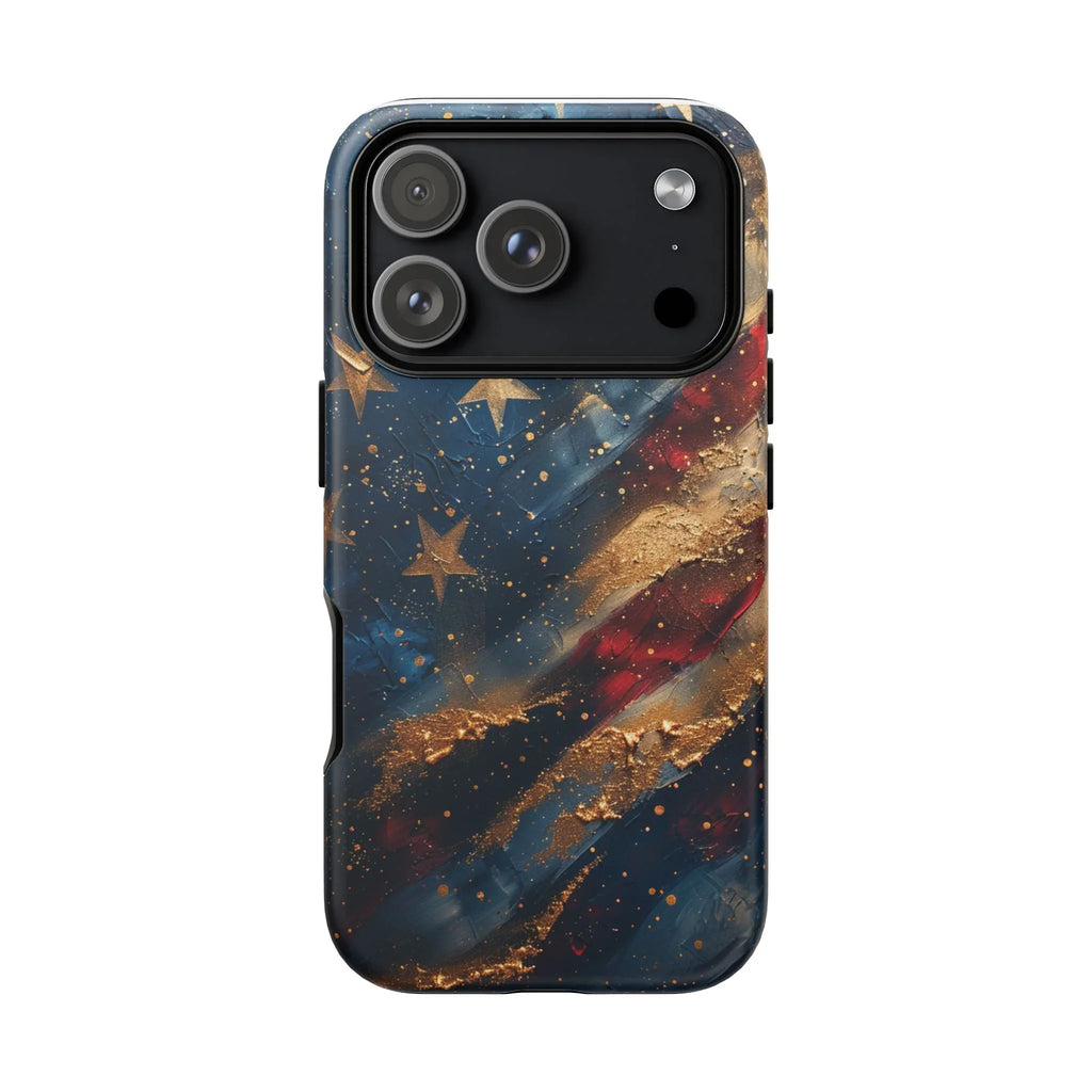 Distressed American Flag phone case | tough cases - 250 USA Celebration