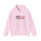 America 250 USA Celebration Hoodie | Official 250th Anniversary Edition 250 USA Celebration Hoodie | Patriotic Anniversary Red White Blue