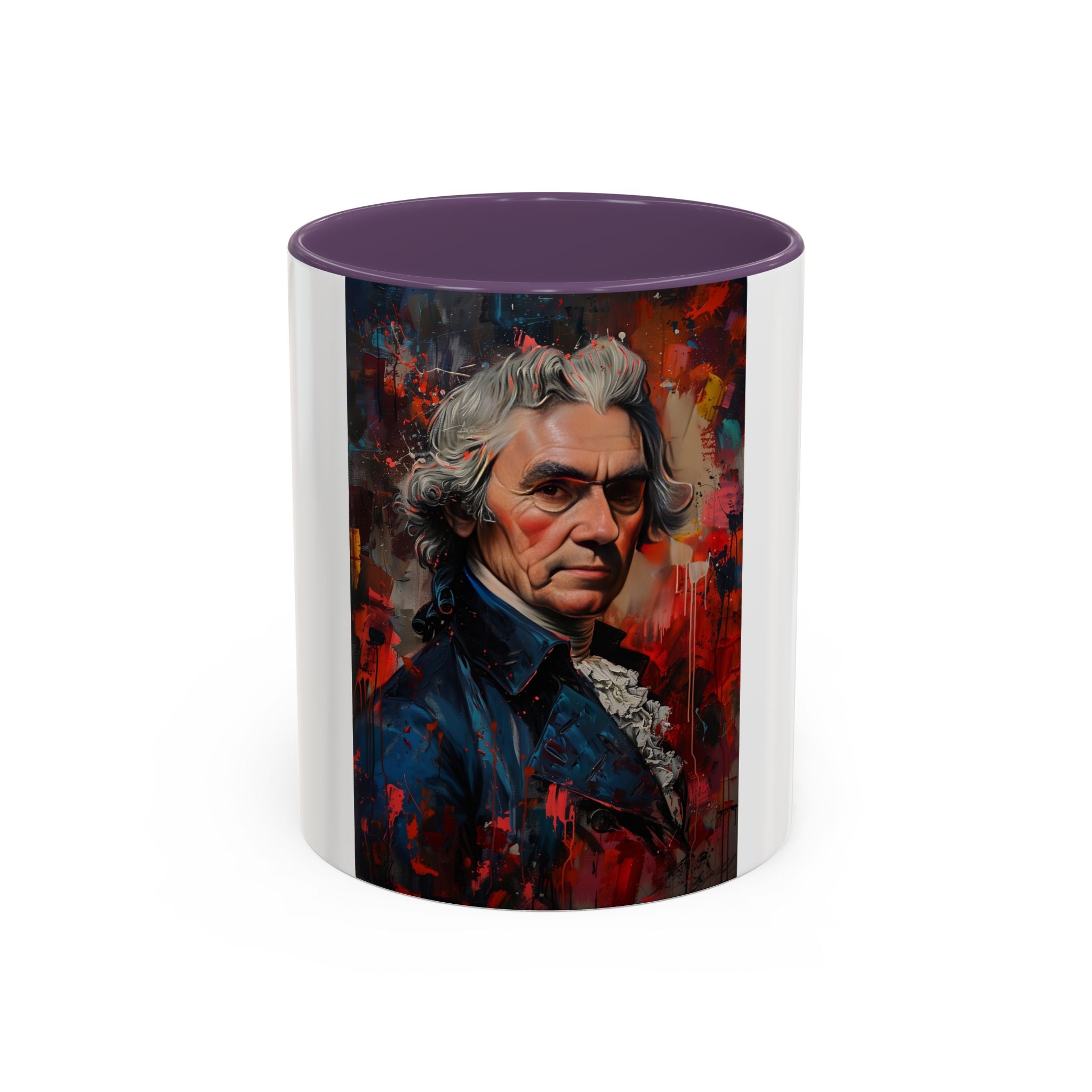 Thomas Jefferson Portrait Art Coffee Mug — Vintage Style Accent Mug
