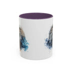 American Bald Eagle watercolor, Coffee Mug | Patriotic flag design - 250 USA Celebration