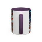 Patriotic American Flag Accent Coffee Mug (11/15oz)