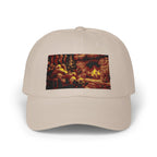 Cap, Santa Claus Christmas Hat, Winter Holiday Baseball Cap, Festive Santa Beanie, Classic Dad Cap - 250 USA Celebration