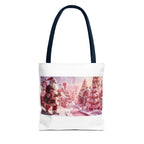 Santa Claus Holiday Tote Bag, AOP Printing, Christmas Gift Bag, Festive Shopping Tote, Fun Winter Accessories, Unique Holiday Item - 250 USA Celebration