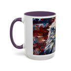 Patriotic Eagle Coffee Mug - Bold American Bald Eagle Art (11/15oz)