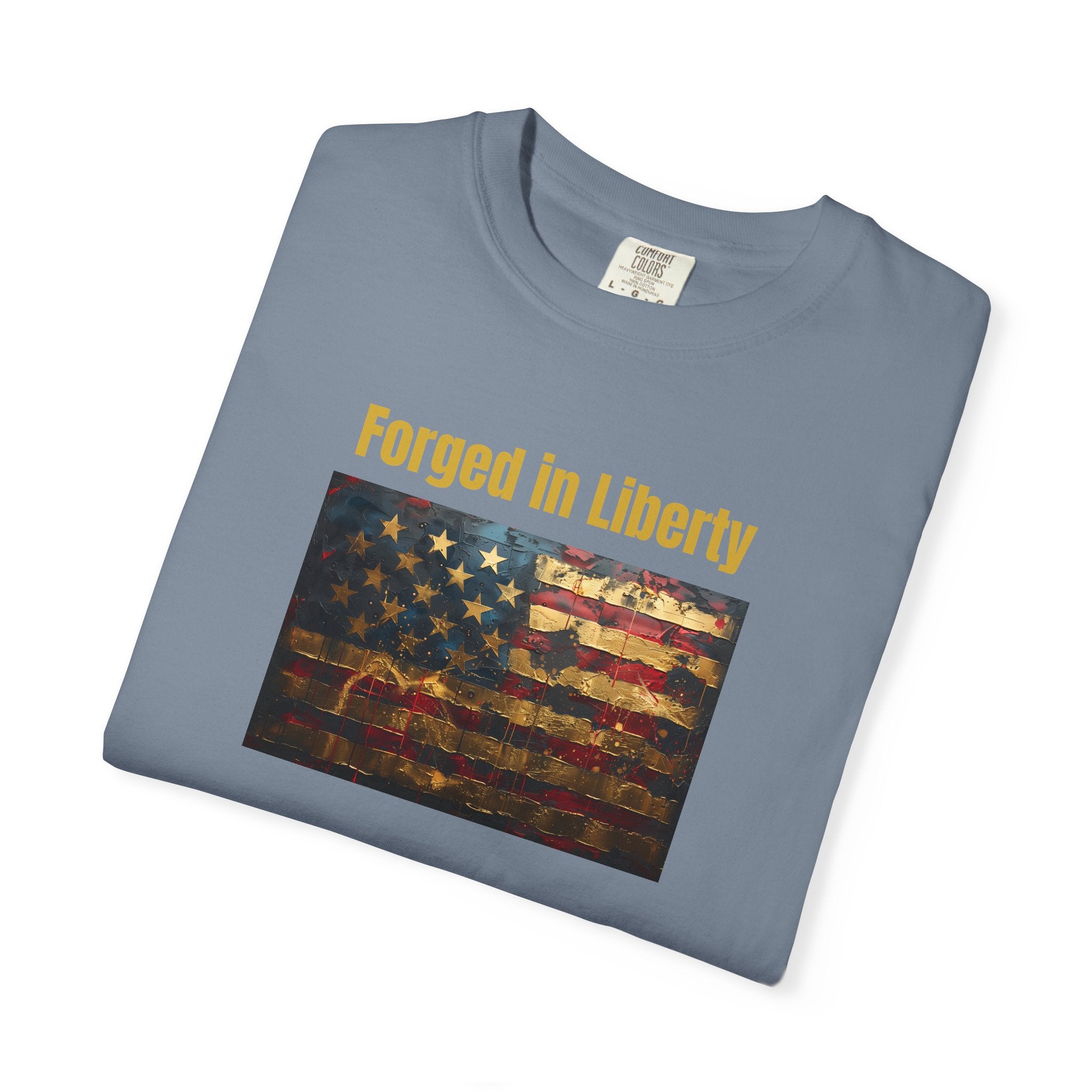 Forged in Liberty American Flag T-Shirt