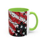 Abstract American Flag Mug | 11oz or 15oz Ceramic - 250 USA Celebration