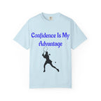 Confidence Is My Advantage Tennis Player T-Shirt | Tennis Quote Tee - 250 USA Celebration
