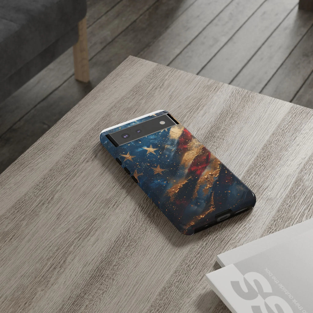 Distressed American Flag phone case | tough cases - 250 USA Celebration