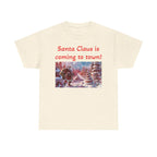 Festive Santa Tee, Unisex Christmas Shirt, Holiday Gift for Him/Her, Fun Santa Claus T-Shirt, Winter Wear, Family Gathering Apparel - 250 USA Celebration