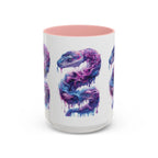 Psychedelic Ouroboros Snake Mug | Rainbow Galaxy Fractal Mushrooms - 250 USA Celebration
