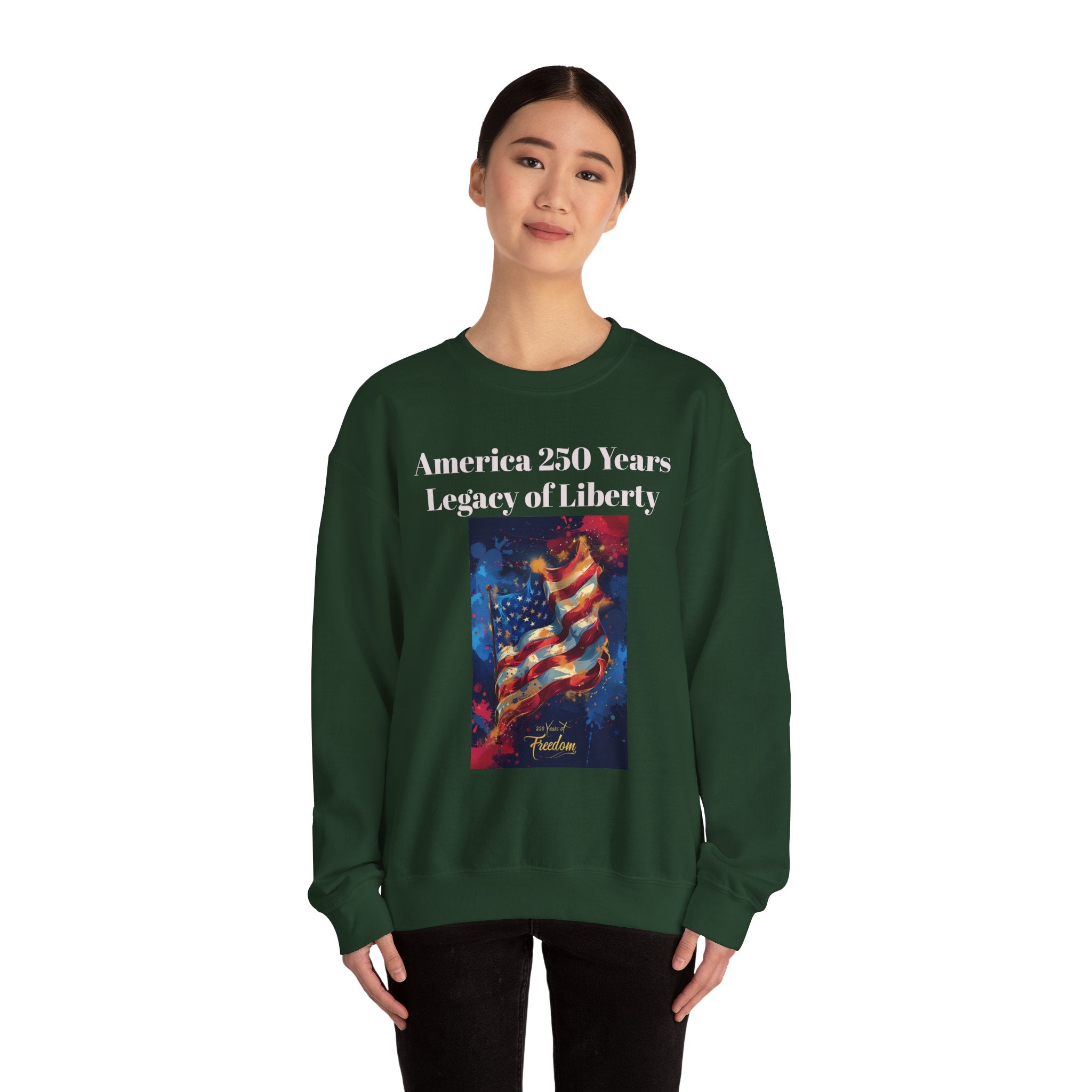 America 250 Years Legacy of Liberty Crewneck Sweatshirt
