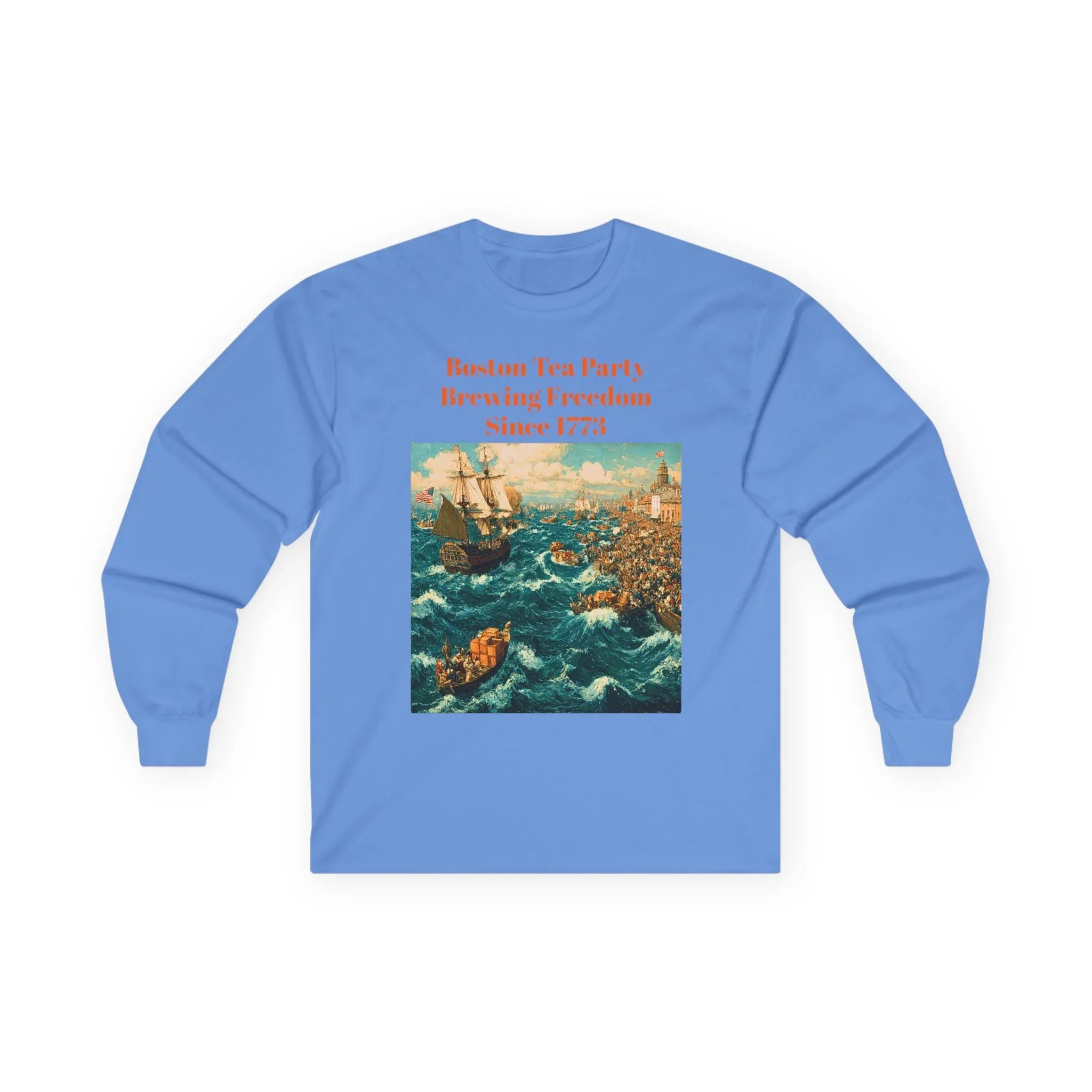 Patriotic American Long Sleeve T-Shirts, USA Graphic Tees, Flag T-Shirts, Independence Apparel, Funny Patriotic Shirts, Custom American Tees - 250 USA Celebration