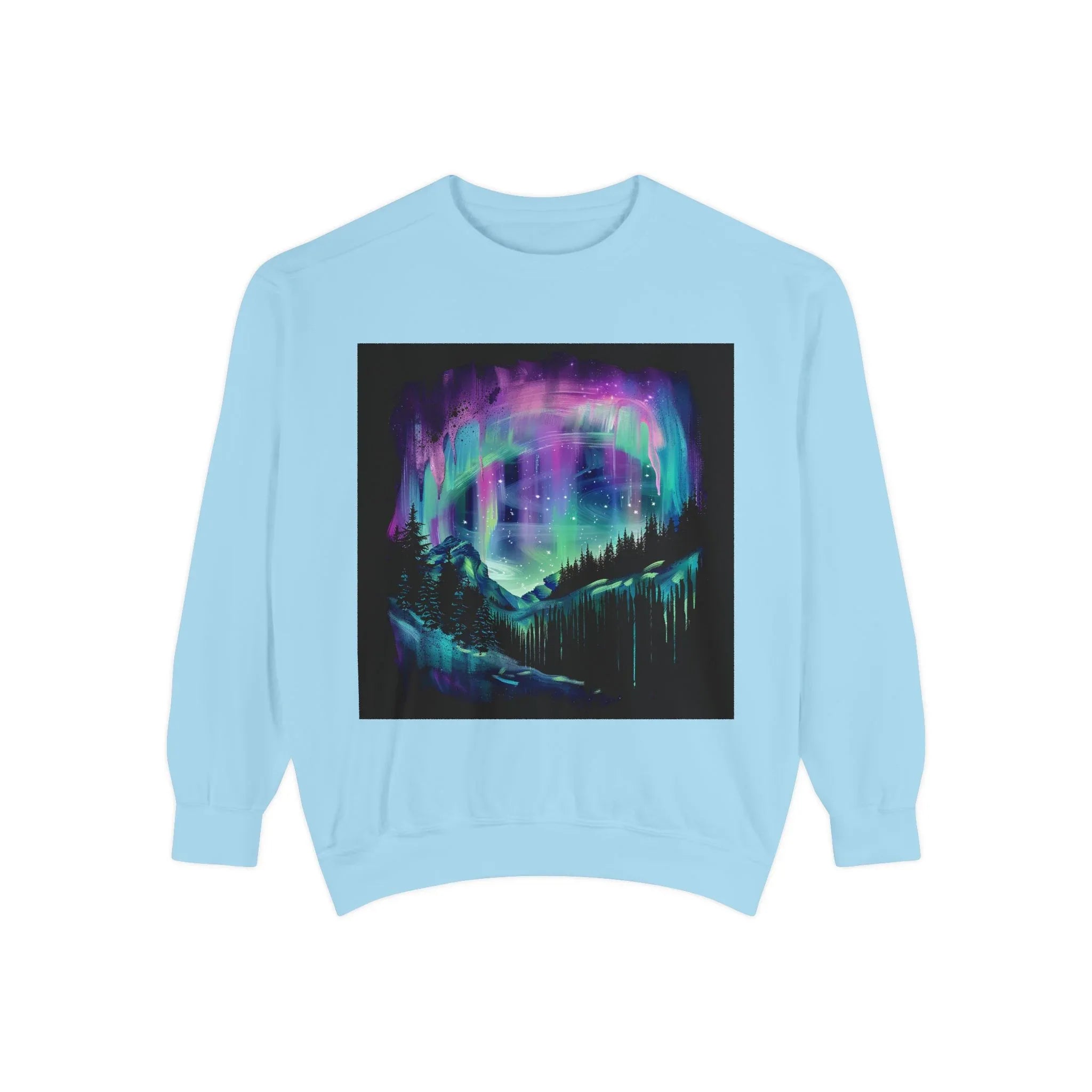 Aurora Borealis Sweatshirt | Northern Lights, northern lights t-shirt, aurora borealis tee, northern lights apparel, aurora borealis shirt - 250 USA Celebration