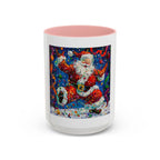 Festive Santa Coffee Mug, Christmas Mug, Holiday Gift Mug, Santa Claus Cup, Winter Decor - 250 USA Celebration