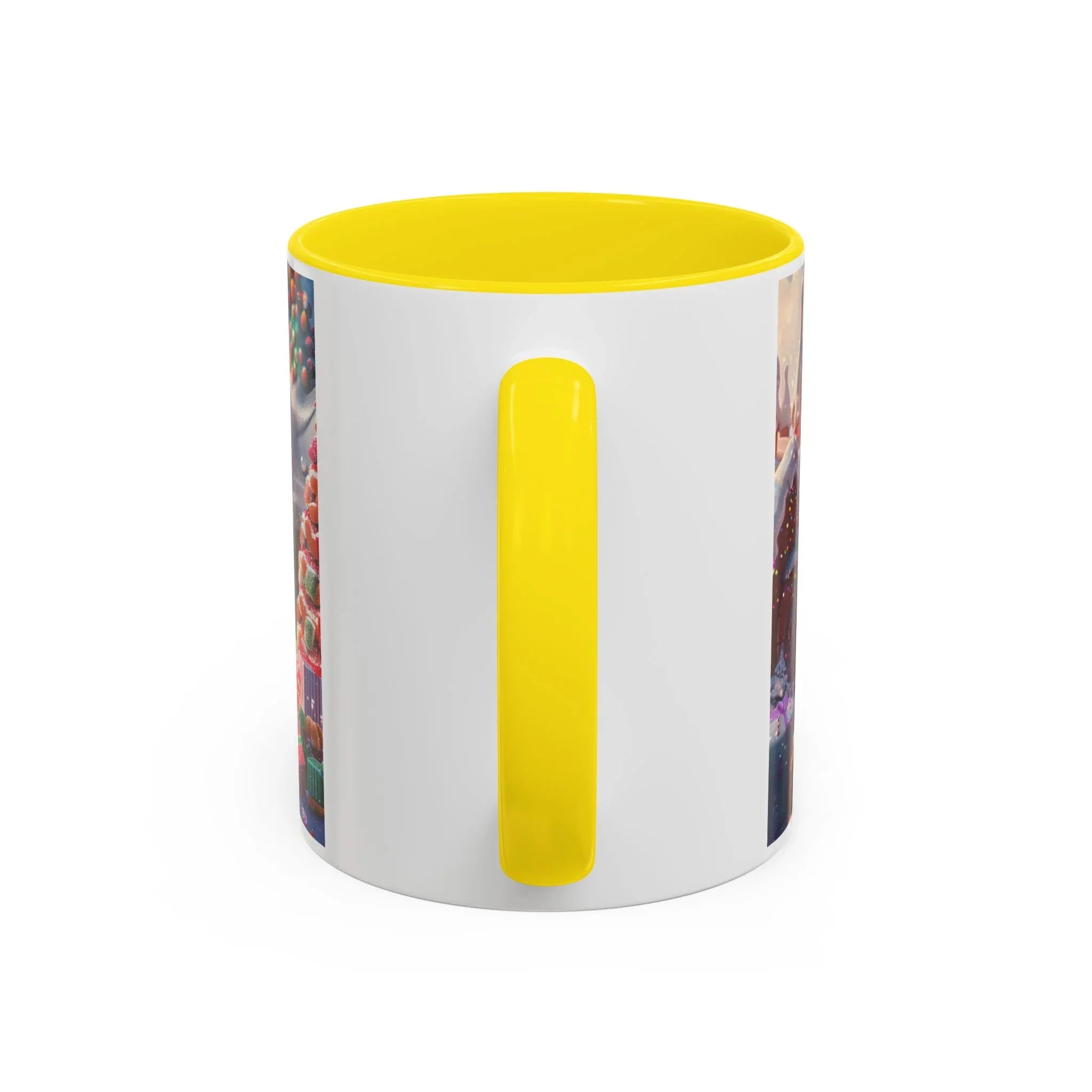 Festive Santa Accent Coffee Mug, Christmas Gift, Holiday Decor, Winter Wonderland, Hot Cocoa Mug, Seasonal Drinkware - 250 USA Celebration