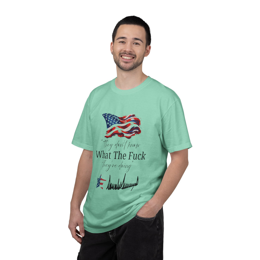 Patriotic Humor T-Shirt - Funny Graphic Tee, Independence Day, Gift for Veterans, Casual Wear, Unique Statement Shirt