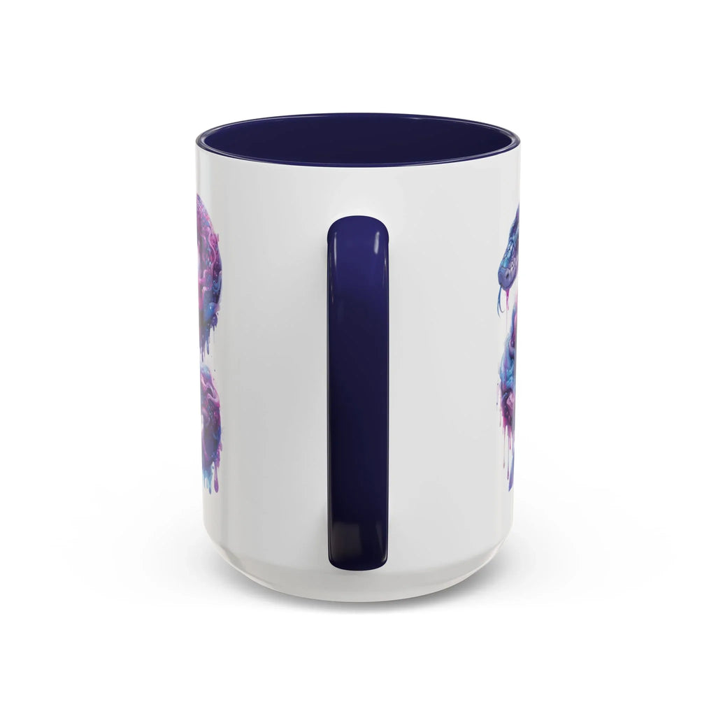 Psychedelic Ouroboros Snake Mug | Rainbow Galaxy Fractal Mushrooms - 250 USA Celebration