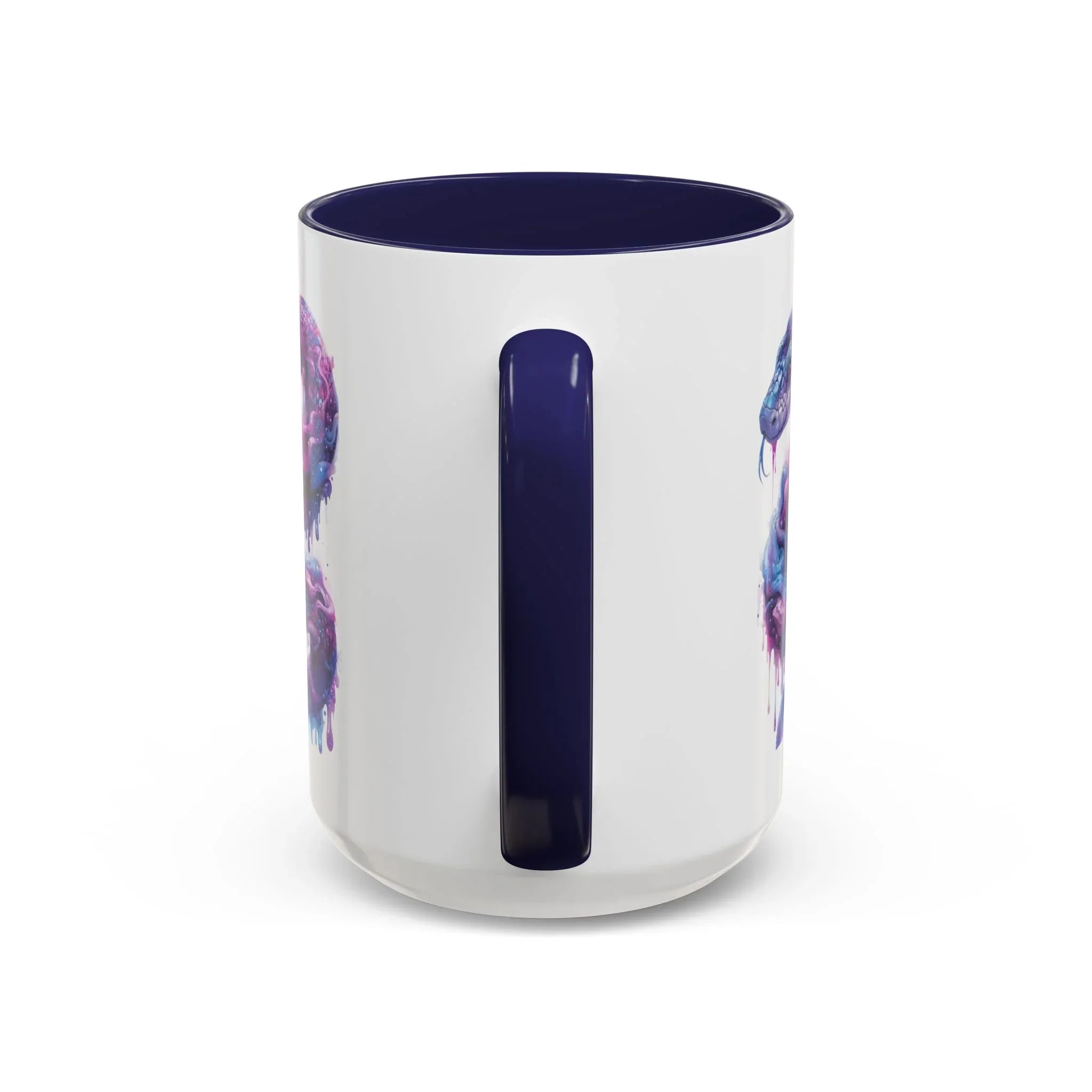 Psychedelic Ouroboros Snake Mug | Rainbow Galaxy Fractal Mushrooms - 250 USA Celebration