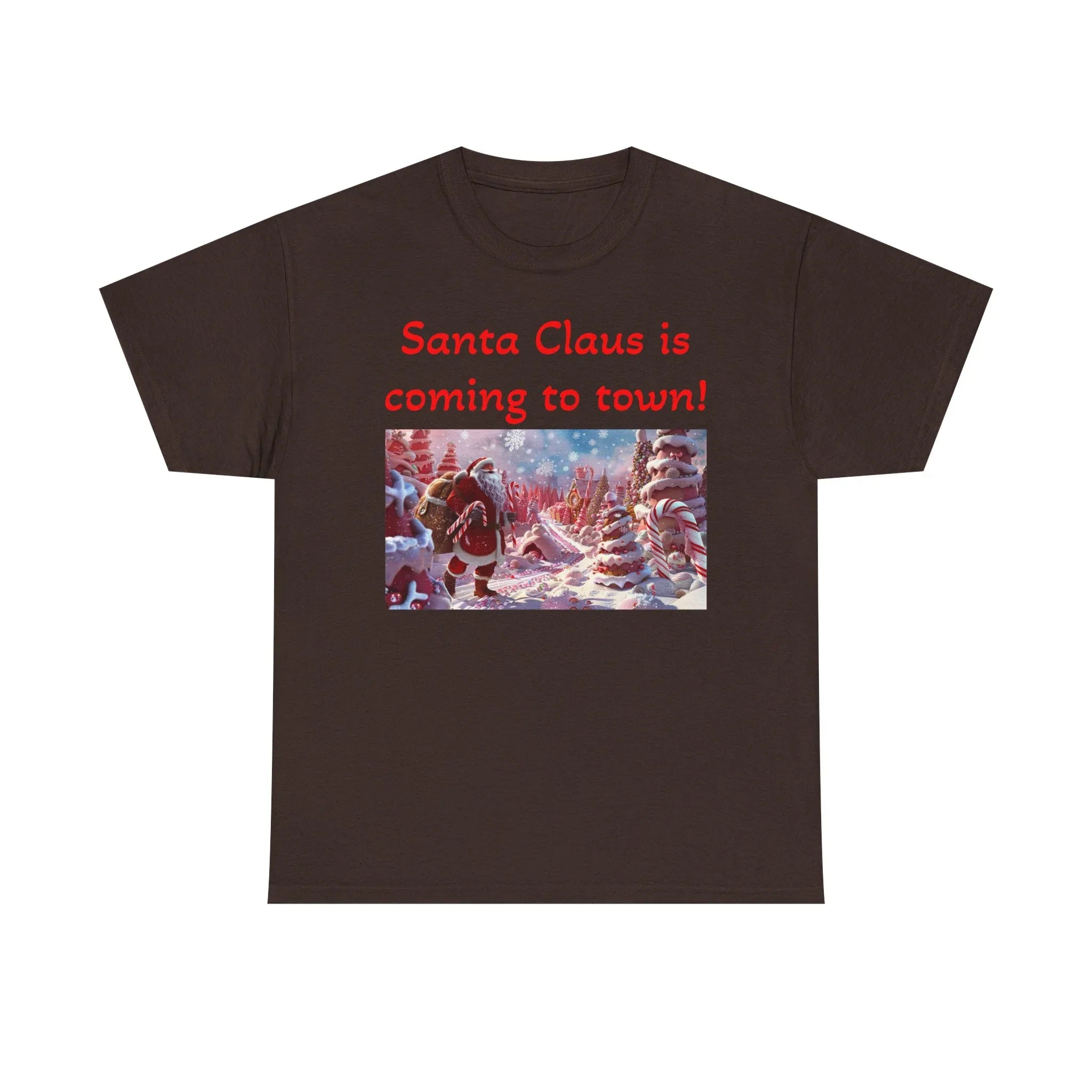 Festive Santa Tee, Unisex Christmas Shirt, Holiday Gift for Him/Her, Fun Santa Claus T-Shirt, Winter Wear, Family Gathering Apparel - 250 USA Celebration