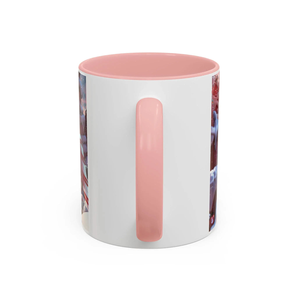 Coffee Mug, Festive Santa in Candy Wonderland, 11oz, 15oz, Tim Burton Style, Whimsical Holiday Cup, Christmas Gift, Hot Cocoa Mug - 250 USA Celebration