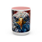 Patriotic Eagle Coffee Mug - Bold American Bald Eagle Art (11/15oz)