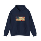 We The People distressed American flag Hoodie | Patriotic Constitution design - 250 USA Celebration