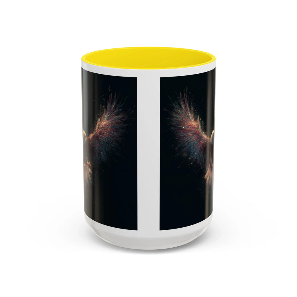 Fiery Flying Eagle Mug | Accent Coffee Mug 11oz 15oz - 250 USA Celebration