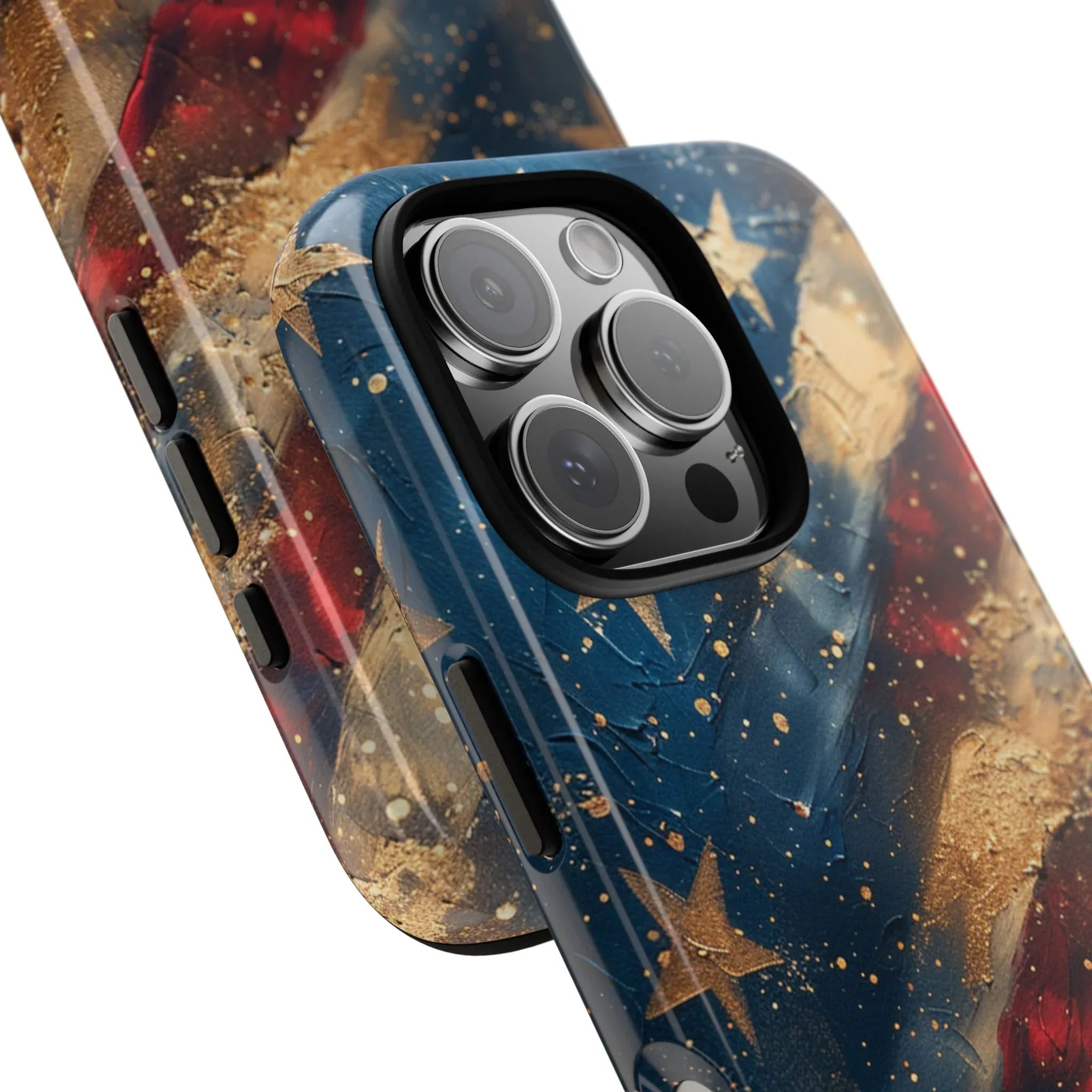 Patriotic Phone Case, Tough Cases with American Flag Design, Stylish Phone Accessories, USA Pride Gift, Durable Cases for All Occasions - 250 USA Celebration