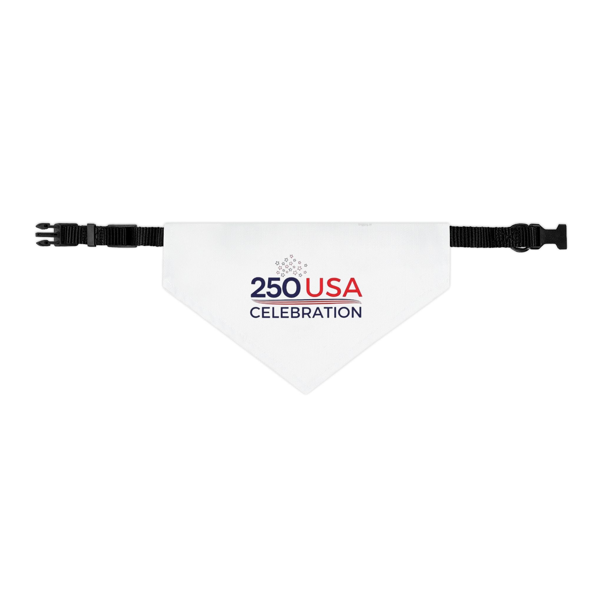 Pet Bandana — "250 USA Celebration" Patriotic Dog & Cat Bandana Collar
