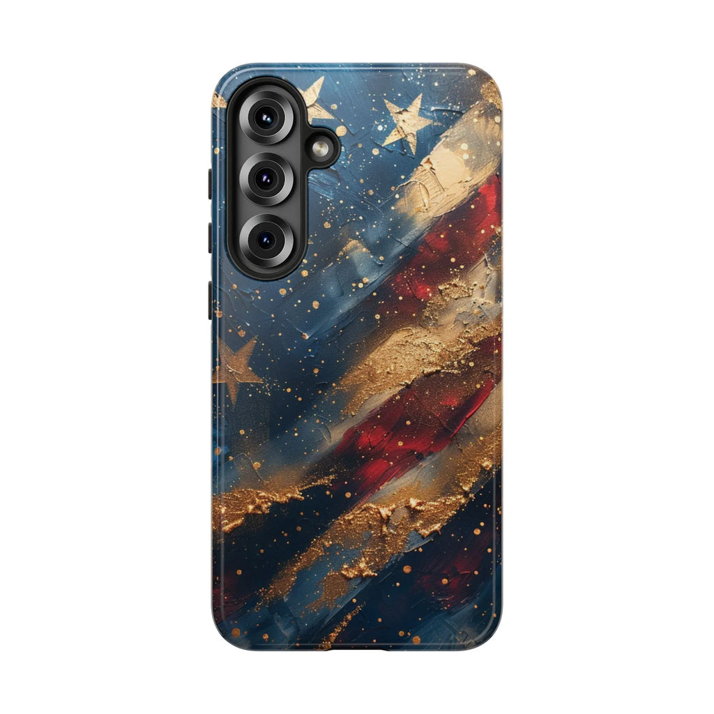 Patriotic Phone Case, Tough Cases with American Flag Design, Stylish Phone Accessories, USA Pride Gift, Durable Cases for All Occasions - 250 USA Celebration