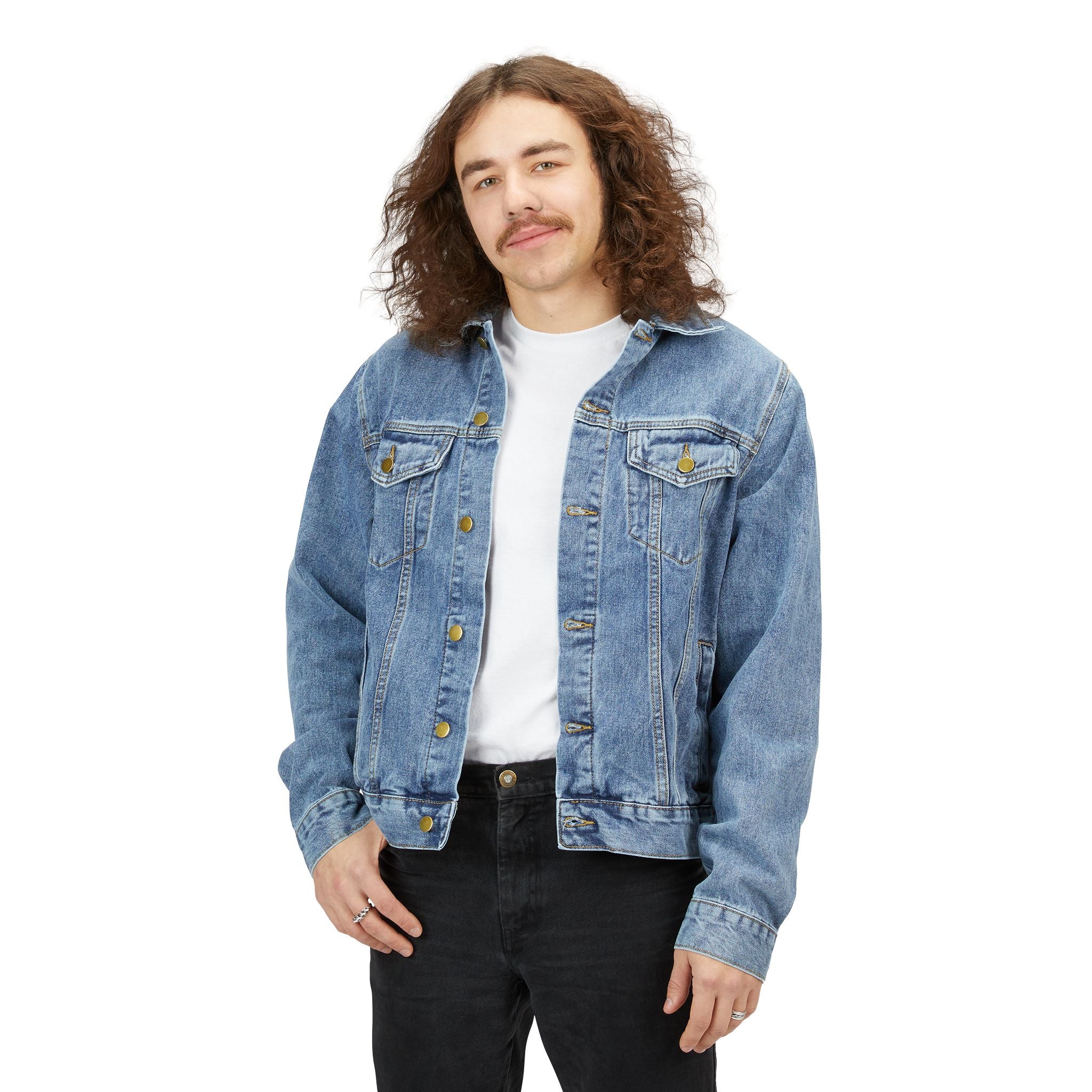 Patriotic Eagle Denim Jacket
