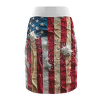 Official 2250th American Flag Pencil Skirt