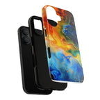Abstract Colorful Swirl Phone Case | Tough Protective iPhone Cover - 250 USA Celebration
