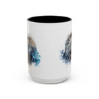 American Bald Eagle watercolor, Coffee Mug | Patriotic flag design - 250 USA Celebration