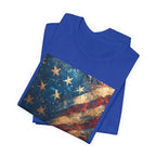Patriotic Short Sleeve Tee, Unisex Casual Wear, Fourth of July Shirt, Independence Day Gift, Amercan Flag T-Shirt - 250 USA Celebration