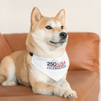Pet Bandana — "250 USA Celebration" Patriotic Dog & Cat Bandana Collar