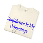 Confidence Is My Advantage Tennis Player T-Shirt | Tennis Quote Tee - 250 USA Celebration