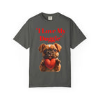 Cute French Bulldog Puppy Holding Red Heart T-shirt | Dog Lover Cartoon - 250 USA Celebration