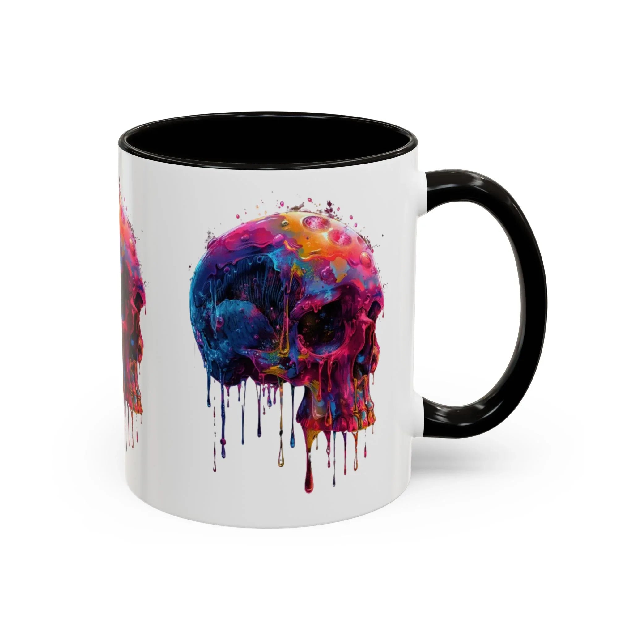 Psychedelic Third Eye Mug | Glowing Mushrooms, Melting Doves, Neon Lava Art - 250 USA Celebration