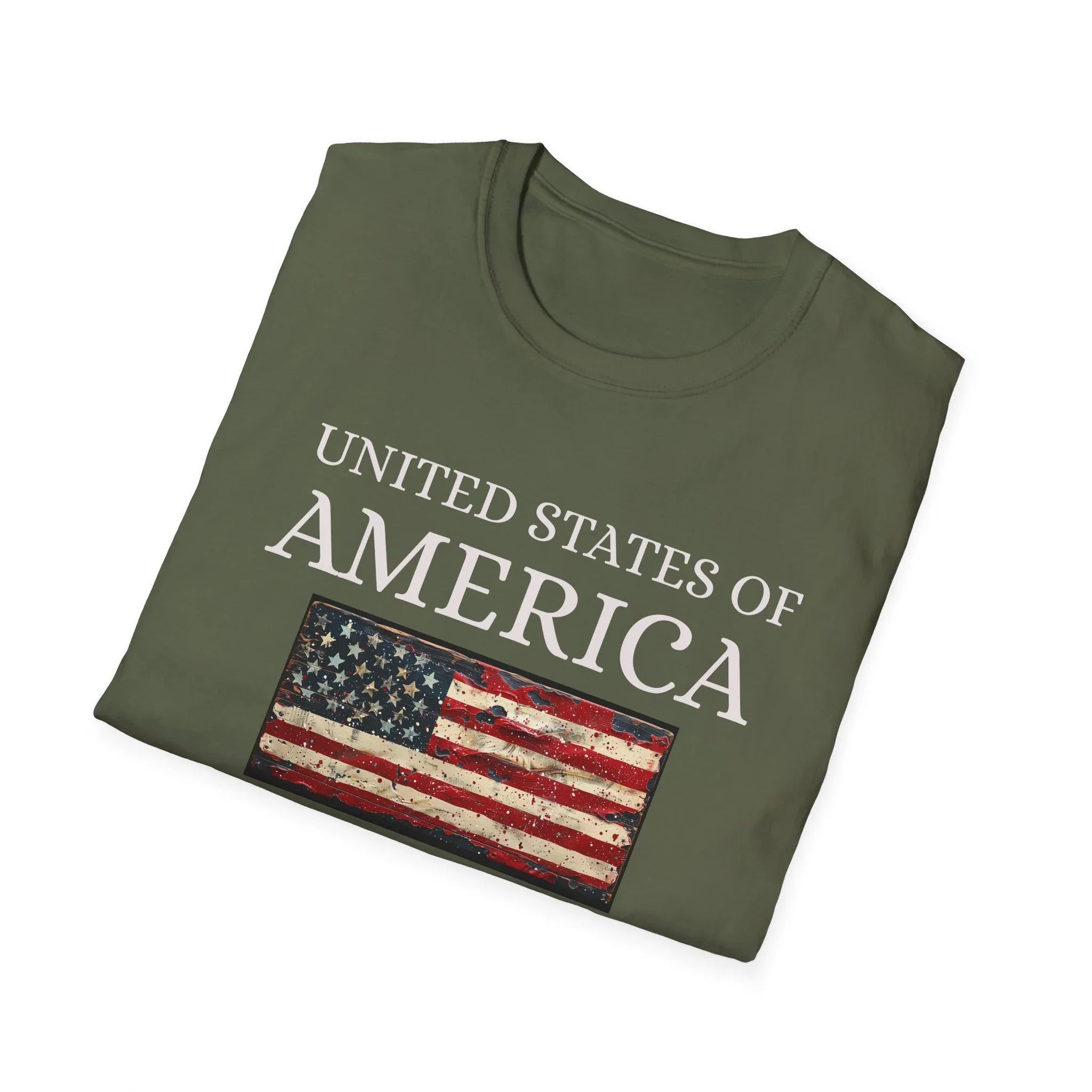 United States of America Patriotic America First T-Shirt | USA Flag - 250 USA Celebration