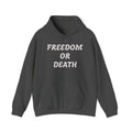 Freedom or Death Hoodie | Slogan Black Hooded Sweatshirt - 250 USA Celebration