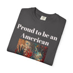 Patriotic Eagle T-Shirt, Proud to be an American Tee, Unisex Graphic T-Shirt, Independence Day Gift, Casual Wear, Eagle Design Shirt - 250 USA Celebration