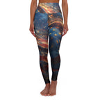 Galaxy Starburst High-Waist Yoga Leggings
