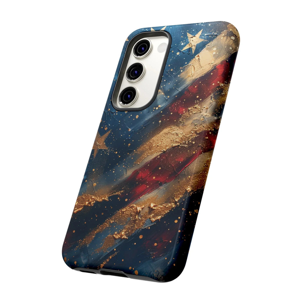 Patriotic Phone Case, Tough Cases with American Flag Design, Stylish Phone Accessories, USA Pride Gift, Durable Cases for All Occasions - 250 USA Celebration