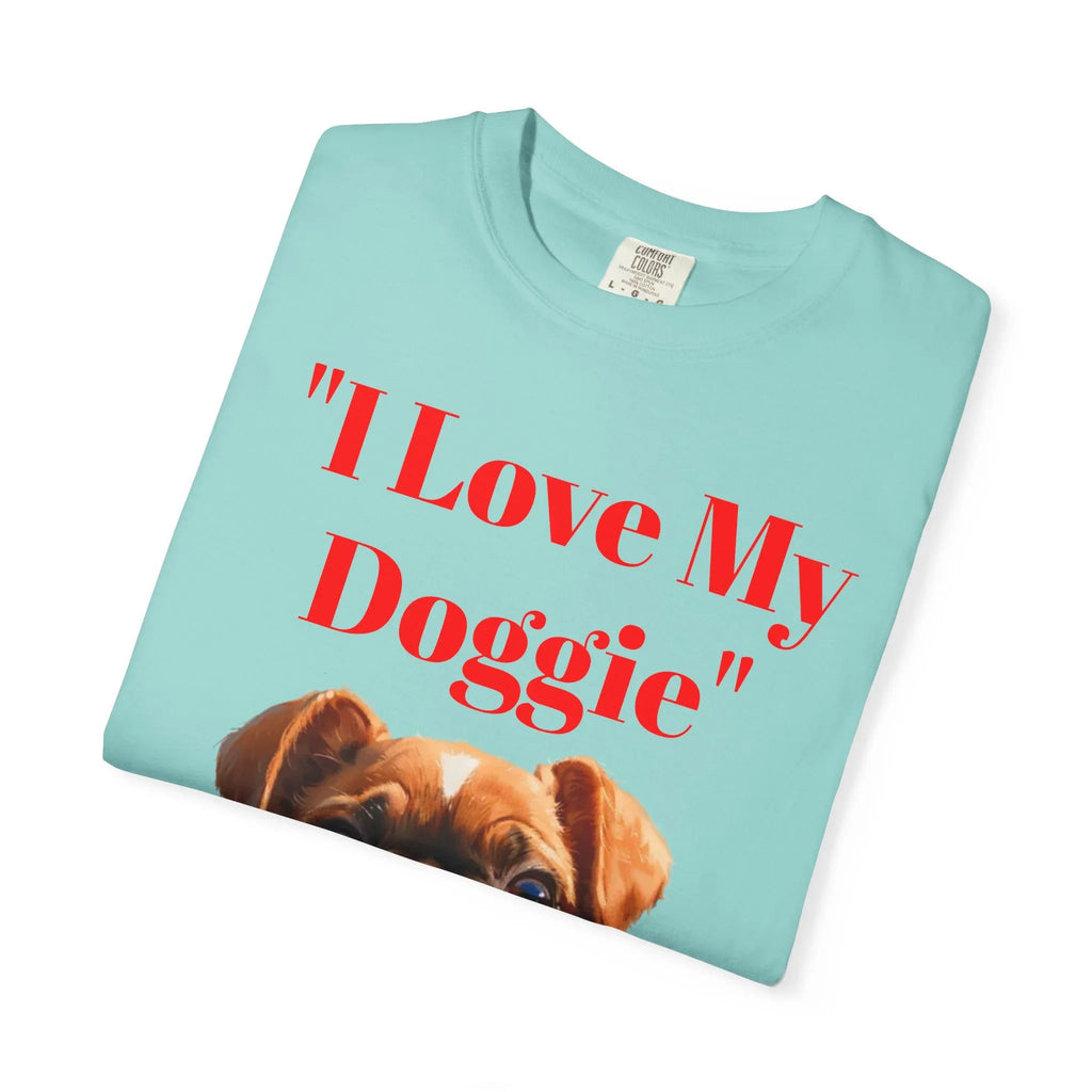 Cute French Bulldog Puppy Holding Red Heart T-shirt | Dog Lover Cartoon - 250 USA Celebration