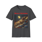 Christmas Graphic Tee, Unisex Softstyle T-Shirt, Holiday Outfit, Gift for Him/Her, Merry Christmas Shirt, Festive Wear - 250 USA Celebration