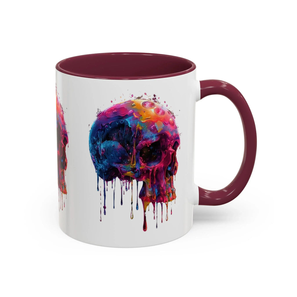 Psychedelic Third Eye Mug | Glowing Mushrooms, Melting Doves, Neon Lava Art - 250 USA Celebration